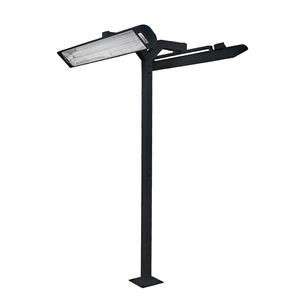 8FT POLE MOUNT,SINGLE 61IN,BLK